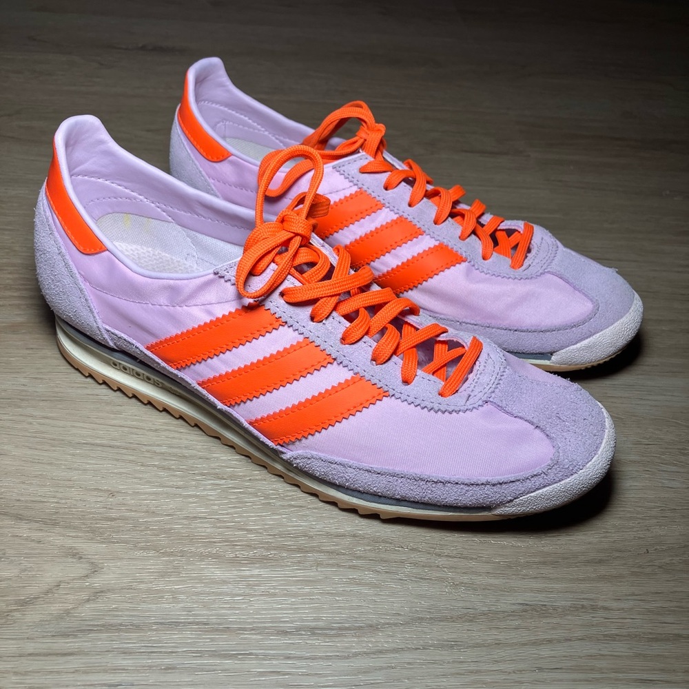 Adidas SL 72 OG women's sneakers “Ice Lavender/Impact Orange" size 9